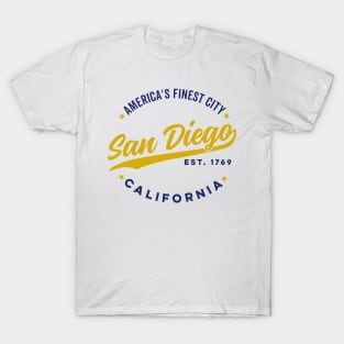 Vintage San Diego America's Finest City California USA T-Shirt